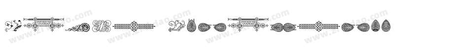 Naive Ornaments字体转换
